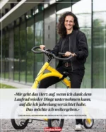 Mein erster Presseauftritt mit dem sonnengelben Alinker 💛

Noch mehr freut es mich, wenn ich Menschen bei mir im Showroom empfangen darf und das Strahlen auf ihren Gesichtern Bänder sprechen! 🤩

Wenn auch du, trotz aller Herausforderungen, aktiv bleiben möchtest und einen treuen Begleiter suchst, deinen Körper gut kennst, entschlossen bist zu trainieren und nicht erwartest, dass das Gehen ohne Entschlossenheit und Anstrengung (wieder) möglich ist, dann bestell dir deinen sonnengelben Freund, den Alinker – das Laufrad für Erwachsene – unter www.thealinker.ch/alinker-bestellen/. Das sonnengelbe Laufrad für Erwachsene ist nicht nur ein echter Hingucker, sondern auch ein zuverlässiger Partner, wenn es darum geht, sich trotz Einschränkungen aktiv zu bewegen. ⚡️

Warte nicht länger und starte in ein aktiveres Leben mit dem Alinker! Dein sonnengelber Freund wartet darauf, dich zu begleiten. Jetzt bestellen und bald losrollen! 📦

#Autoimmunerkrankung #chronischkrank #Parkinson #MultipleSklerose #Schlaganfall #Hirnblutung #Hirnverletzung #SpinaleMuskelatrophie #Muskelkrankheit #Cerebralparese #LongCovid #MECFS #MSFatigue #Ataxie #Spastik #LebenmitMS #MSCommunity #TrotzMS #Unsichtbarkrank #Aktivbleiben #Gehhilfe #MutzurGehhilfe #LaufradfürErwachsene #TrotzBehinderung